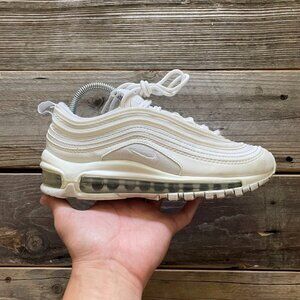 Women Size 6.5 / Size 5 Youth Nike Air Max 97 White Running Shoes Sneakers